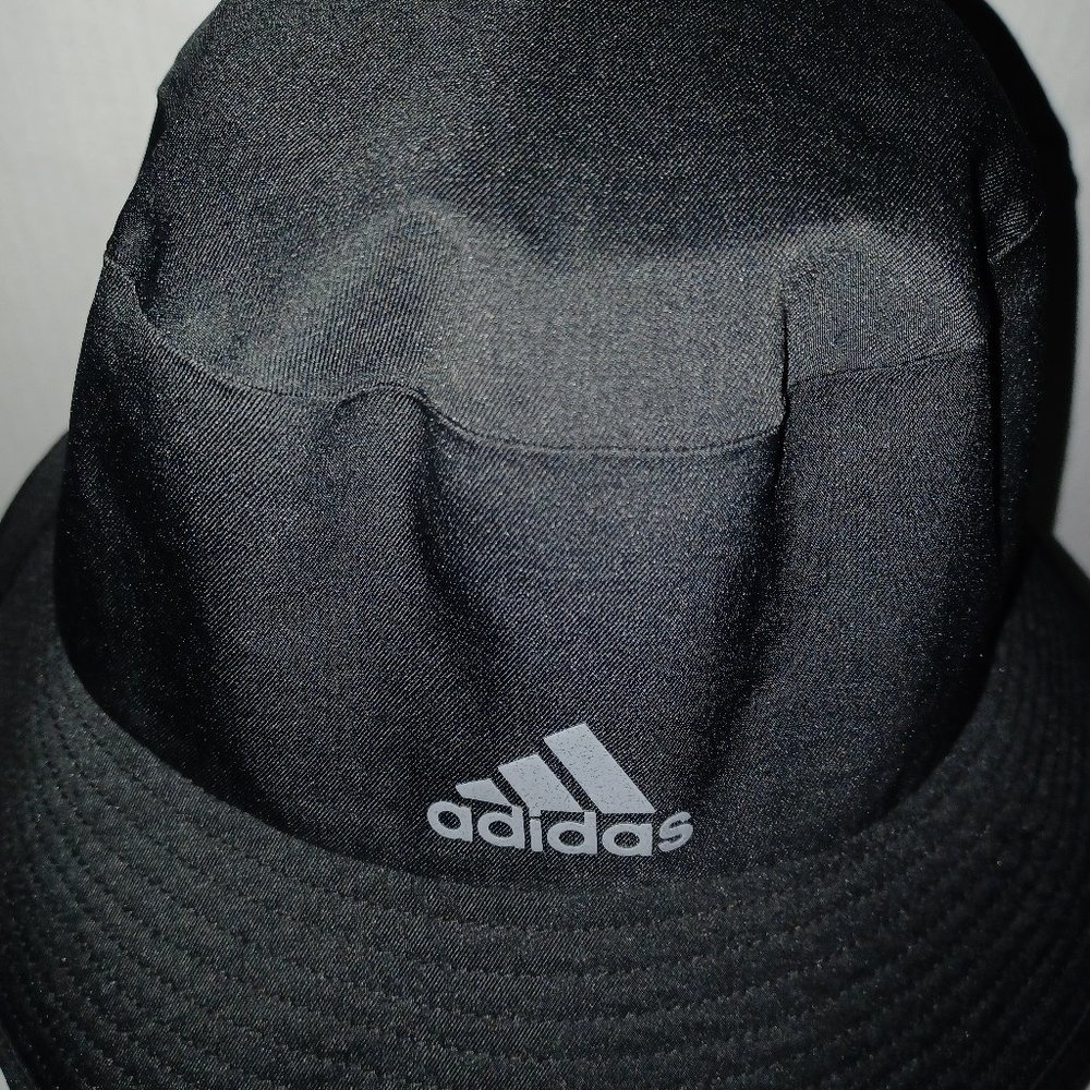 ADIDAS MEN'S BUCKET HAT BLACK GRAY SIZE S/M